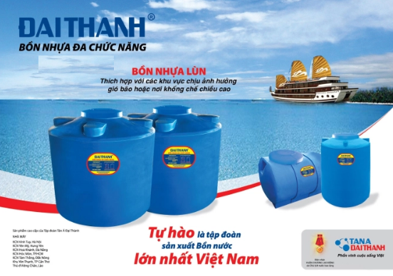 ​Bồn nước Tân Á Đại Thành bằng nhựa